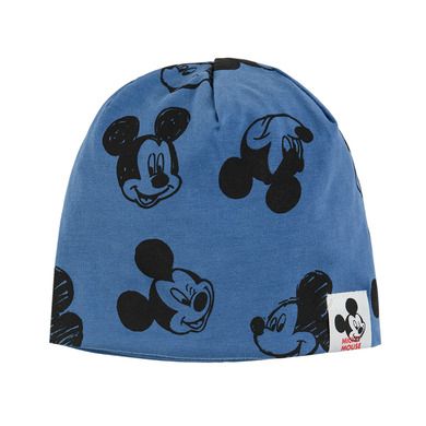 Cool Club, Caciula pentru baieti, albastru, imprimeu Mickey Mouse