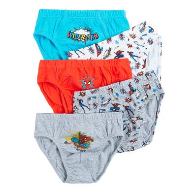 Cool Club, Chilotei pentru baieti, mix de culori, imprimeu Spider-Man, set 5 buc.