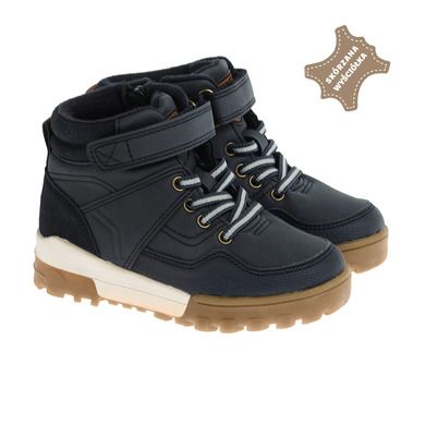 Cool Club, Ghete pentru baieti, bleumarin, brant din piele