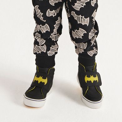 Cool Club, Ghete pentru baieti, negru, imprimeu Batman