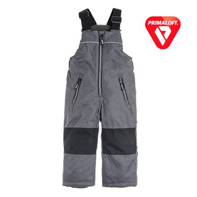 Cool Club, Pantaloni de schi cu bretele pentru baieti, negru-grafit