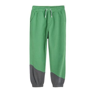 Cool Club, Pantaloni trening pentru baieti, tip oversize, verde-gri