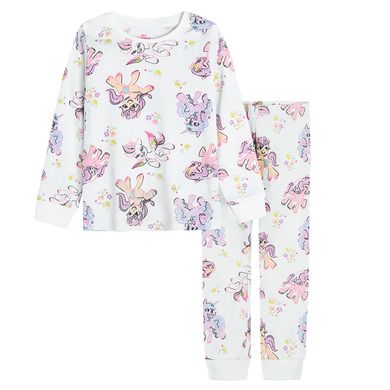 Cool Club, Pijama pentru fete, ecru, imprimeu My Little Pony