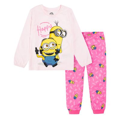 Cool Club, Pijama pentru fete, roz, imprimeu Minions