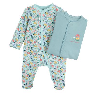 Cool Club, Pijama tip salopeta pentru fete, mix de culori, set 2 buc.