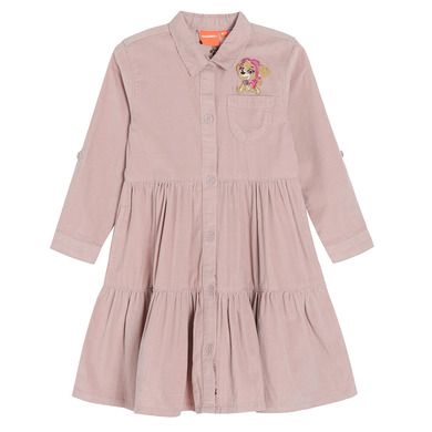 Cool Club, Rochie cu maneca lunga pentru fete, roz, imprimeu Paw Patrol