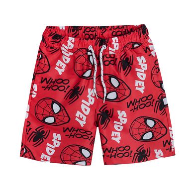 Cool Club, Sorturi de baie pentru baieti, rosu, imprimeu Spider-Man