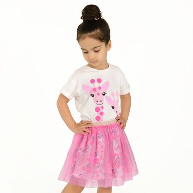 Cool Club, Tricou pentru fete, ecru