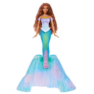 Disney Princess, Ariel, papusa sirena, transformare magica