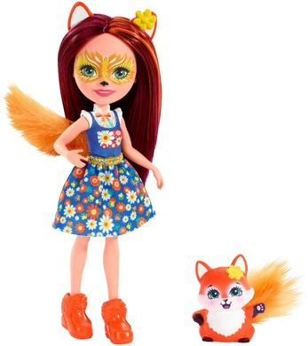 Enchantimals, Felicity Fox si figurina, papusa cu accesorii