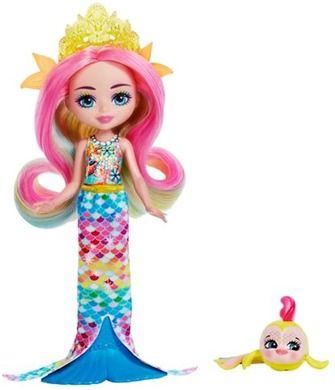 Enchantimals, Radia Rainbow Fish si Flo, papusa si figurina