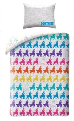 Fortnite, set lenjerie de pat single, 140-200 cm + 70-90 cm