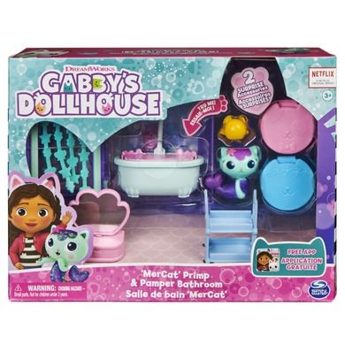 Gabby's Dollhouse, Gabby, Baie, set de joaca cu figurina si accesorii