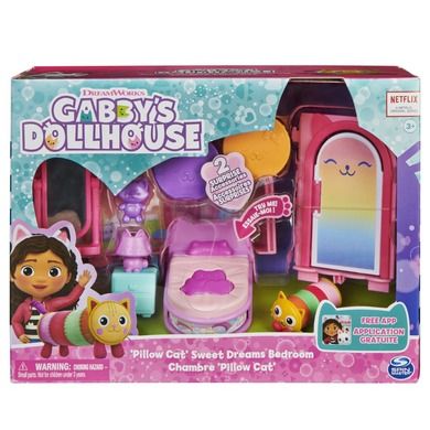 Gabby's Dollhouse, Gabby, Dormitor, set de joaca cu figurina si accesor