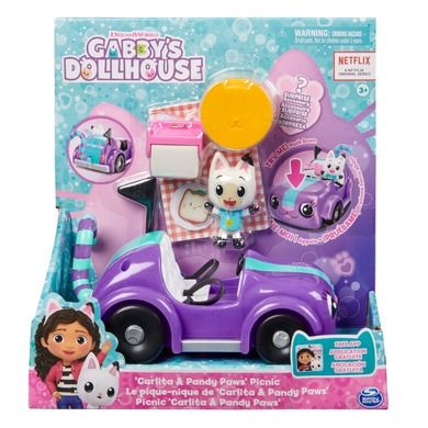 Gabby's Dollhouse, Gabby, Picnic, masina si figurina