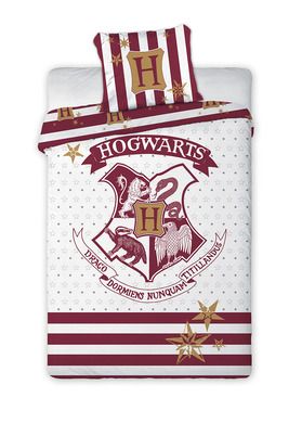 Harry Potter, set lenjerie de pat single, 140-200 cm