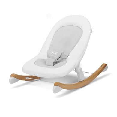 Kinderkraft, Finio, sezlong cu functie de balansoar, alb