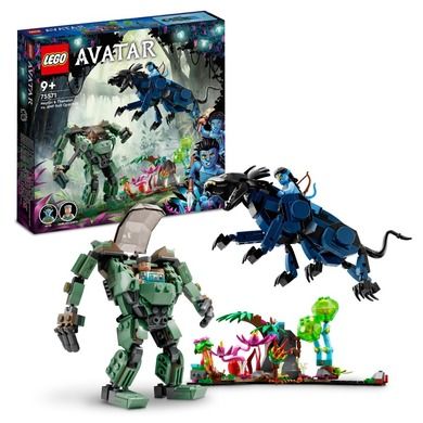 LEGO Avatar, Neytiri si Thanator contra Robotul AMP Quaritch, 75571