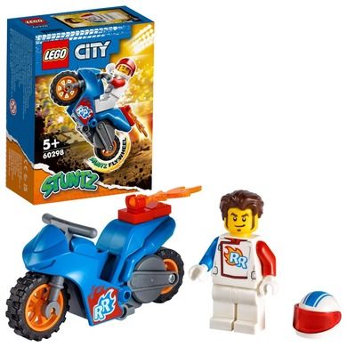 LEGO City Stunt, Motocicleta de cascadorie-racheta, 60298