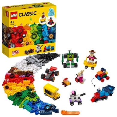 LEGO Classic, Caramizi si roti, 11014