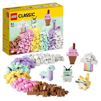 LEGO Classic, Distractie creativa in culori pastelate, 11028