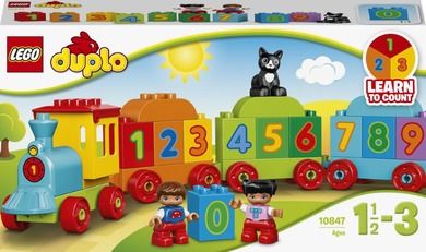 LEGO DUPLO Creative Play, Trenul cu numere, 10847