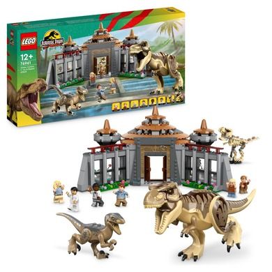 LEGO Jurassic World, Centru pentru turisti: T. rex si raptor la atac, 76961