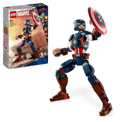 LEGO Marvel, Figurina de constructie Captain America, 76258