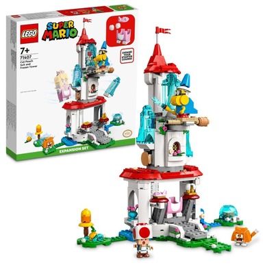 LEGO Super Mario, Set de extindere Costum Peach Pisica si Turnul inghetat, 71407