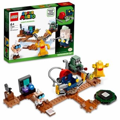 LEGO Super Mario, Set de extindere Laboratorul si Poltergust din Luigi’s Mansion, 71397