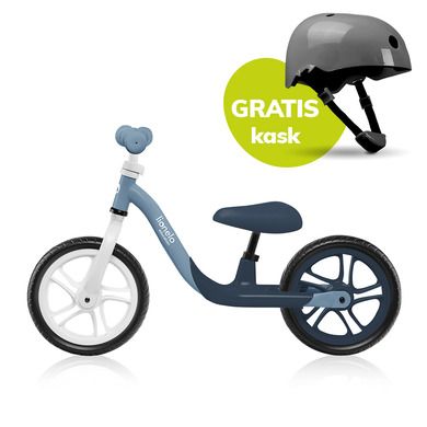 Lionelo, Alex, bicicleta fara pedale, casca gratuita, Blue Denim