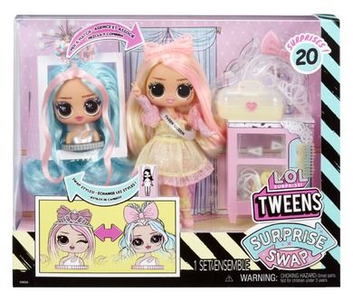 L.O.L. Surprise, Tweens Surprise Swap Fashion Doll, Braids-2-Waves Winnie, papusa fashion