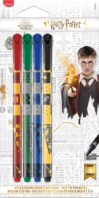Maped, Harry Potter, pixuri colorate, 4 culori