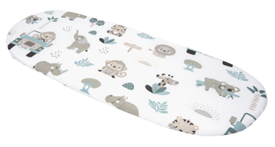 Medi Partners, Zoo, cearceaf din bumbac cu elastic pentru carucior