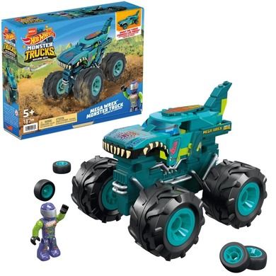 Mega Bloks, Hot Wheels, Mega Wrex, piese, 187 elemente