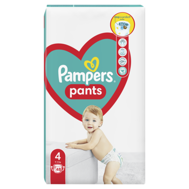 Pampers Pants, scutece-chilotel marimea 4, 9-15 kg, 48 buc.