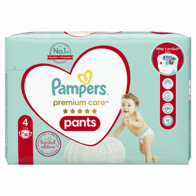 Pampers Premium Care Pants, scutece-chilotel marimea 4, 9-15 kg, 38 buc.