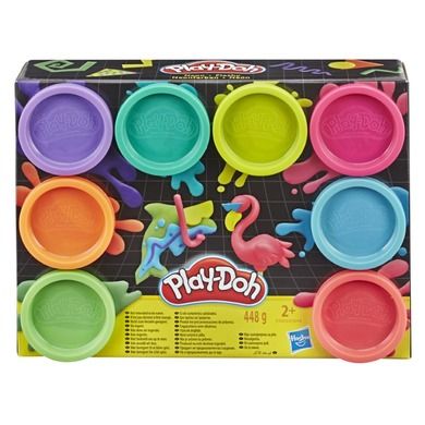 Play-Doh, Neon, set 8 cutii