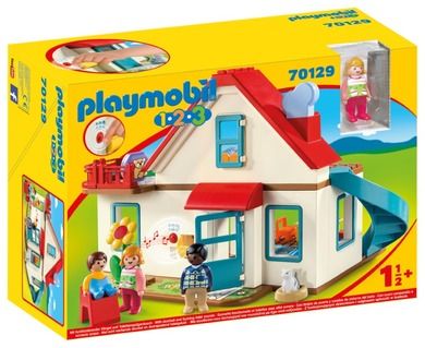 Playmobil, 1.2.3, Casa familiei, 70129