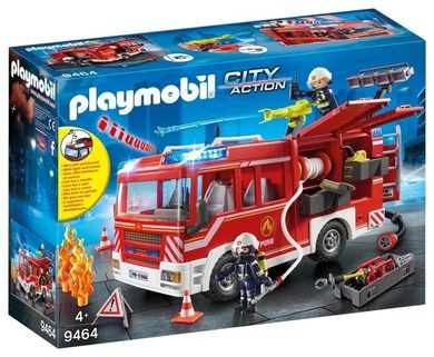 Playmobil, City Action, Masina de pompieri cu furtun, 9464