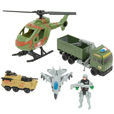 Smiki, Armata, set cu vehicule si figurina