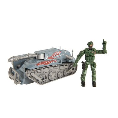 Smiki, Armed Forces, tanc militar cu soldat, vehicul cu figurina