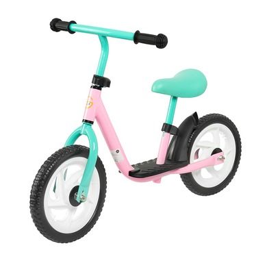 Smiki, bicicleta de echilibru, roz-menta