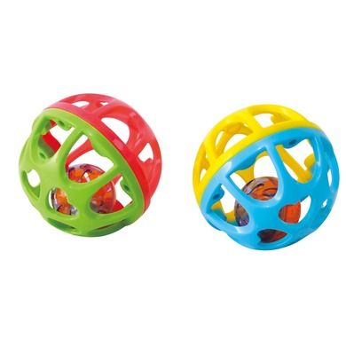 Smiki, Bounce'n Roll Ball, minge de cauciuc, jucarie pentru bebelusi