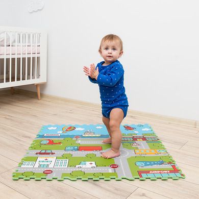 Smiki, Orasul Vesel, covoras din spuma, puzzle