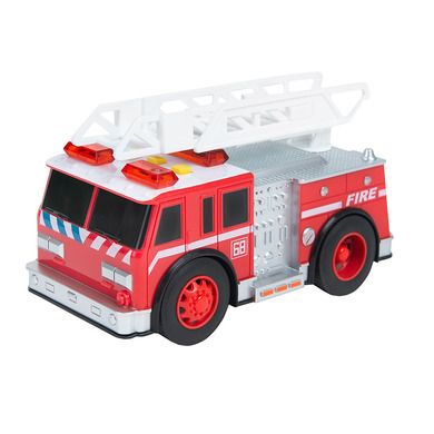 Smiki, Pompieri, vehicul cu lumini si sunete, 18 cm