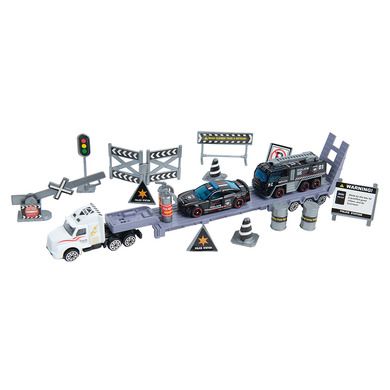 Smiki, Sevicii de interventie, Politia, set de vehicule cu accesorii