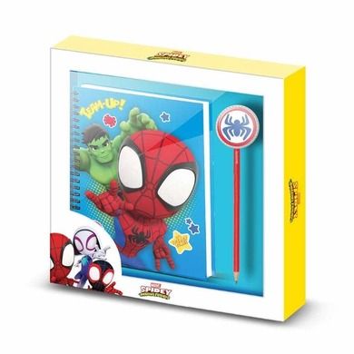 Spider-Man, creion + caiet, set