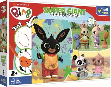 Trefl, Bing, Super Giant, puzzle, 15 piese