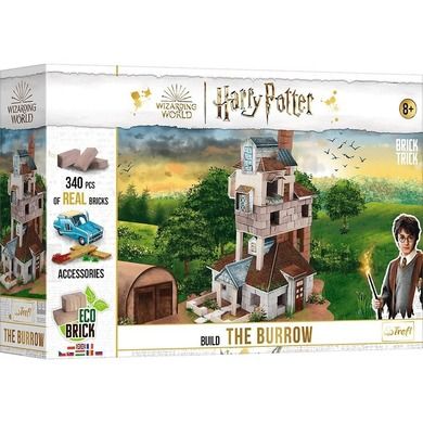 Trefl, Brick Trick, Harry Potter, The Burrow XL, set creativ, 340 piese